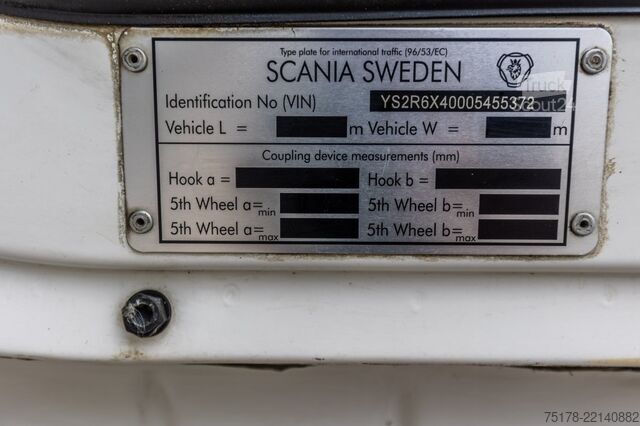 Standard-SZM SCANIA R580-6x4-Intarder-BIG AXLES