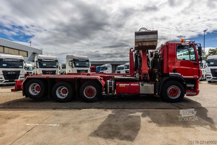 Система за рамо с кука DAF CF 440 FAK-8x2 + Palfinger Epsilon Q180 Z95TR