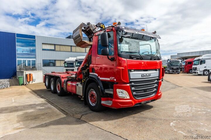 Система за рамо с кука DAF CF 440 FAK-8x2 + Palfinger Epsilon Q180 Z95TR