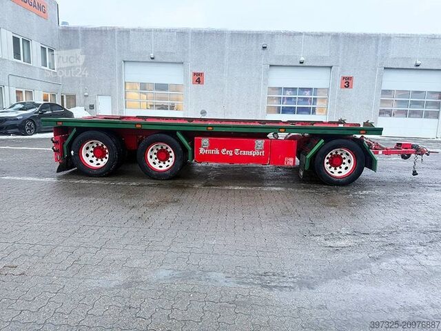 Konténerszállítás Kel-Berg Transfer trailer / Abrollanhänger / overførings