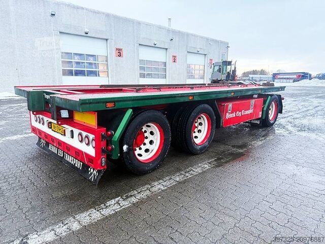 Konténerszállítás Kel-Berg Transfer trailer / Abrollanhänger / overførings