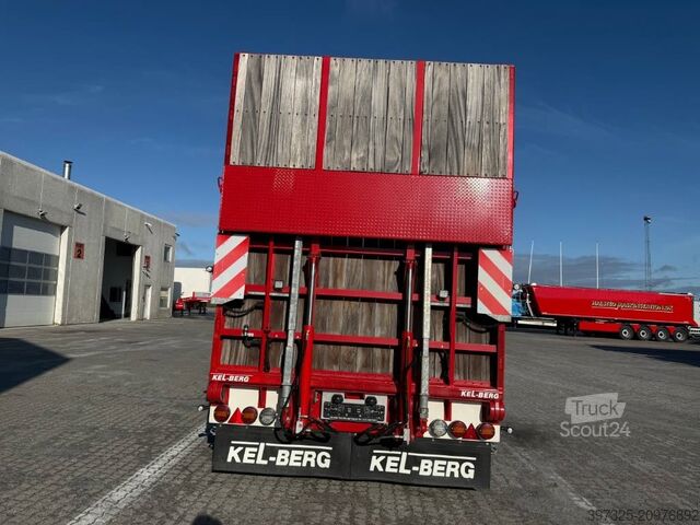 Remorque à plate-forme Kel-Berg Plant trailer / Baumaschinenanhänger /