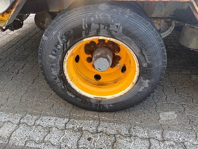 Remorca platformei Goldhofer Plant trailer / Baumaschinenanhänger / Maskinanhæn