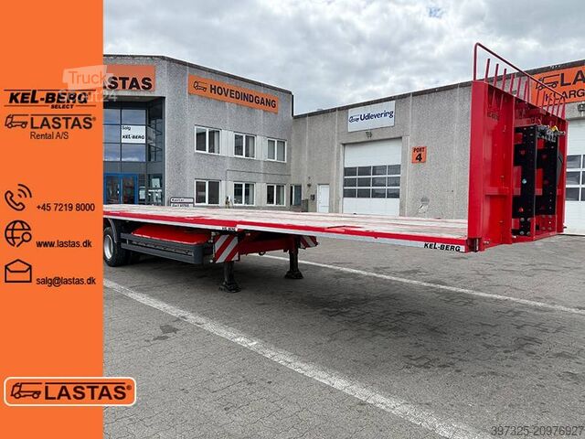 Platform trailer Kel-Berg Heavy-duty / Schwerlastauflieger / sværlast