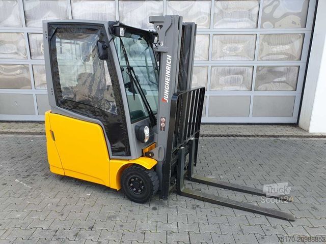 Челен мотокар JUNGHEINRICH EFG 215 / Triplex 4.25m / SS / nur 1.680h / 2021