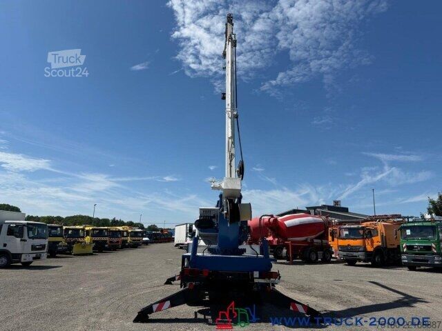Vrachtwagen met kraanopbouw Mercedes-Benz 814 Böcker Montage- Dachdecker+Arbeitskorb 25 M.