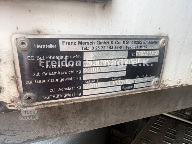 Polpriklopnik za prevoz avtomobilov  MERSCH FM 160 TRDL-SA  Geschl. KFZ-TRANSPORTER