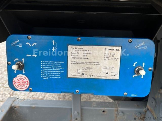 Kassevogn VOLVO FL 290 KOFFER 18t LBW DAUTEL AUTOMATIK EURO V