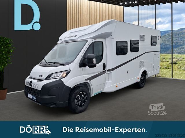 Camping-car semi-intégré SUNLIGHT Sub TS 67 Premiere Deal, Markise, Fahrradträger