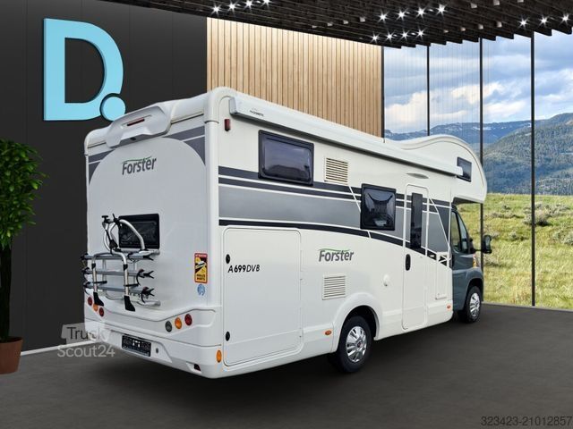 Alkoof camper FORSTER A 699 DVB Luftfederung Sat/TV Solar Markise
