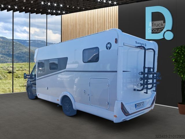 Camping-car semi-intégré SUNLIGHT Adventure T Ford 680 TV/SAT/Navi/Solar/Markise
