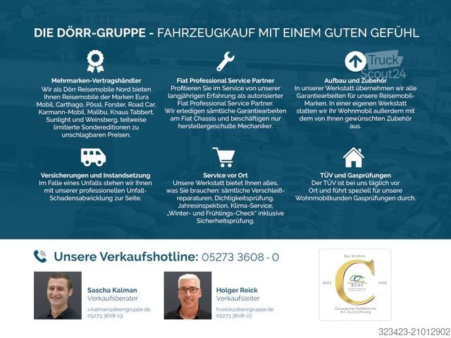 Camping-car semi-intégré SUNLIGHT Adventure T Ford 680 TV/SAT/Navi/Solar/Markise