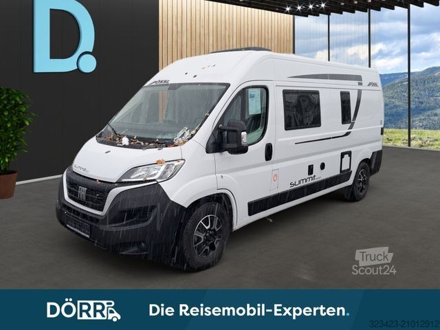 Camping-car PÖSSL Summit 600 Fiat 180 PS Mark./AHK/Navi/Solar