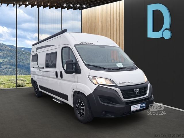 Camping-car PÖSSL Summit 600 Fiat 180 PS Mark./AHK/Navi/Solar