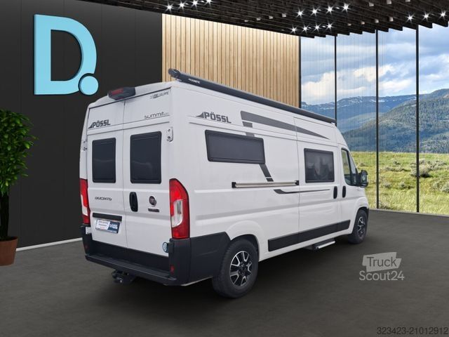 Camping-car PÖSSL Summit 600 Fiat 180 PS Mark./AHK/Navi/Solar