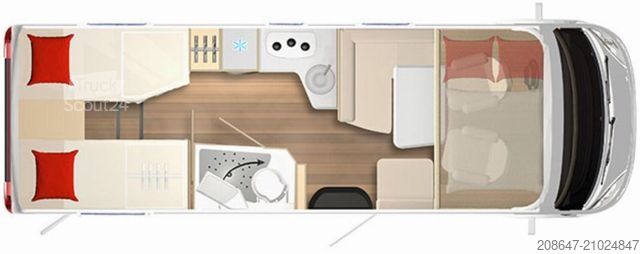 Integraal camper BÜRSTNER Lyseo I 726 G *Dachklima*Solar 180 Watt*4.400 kg
