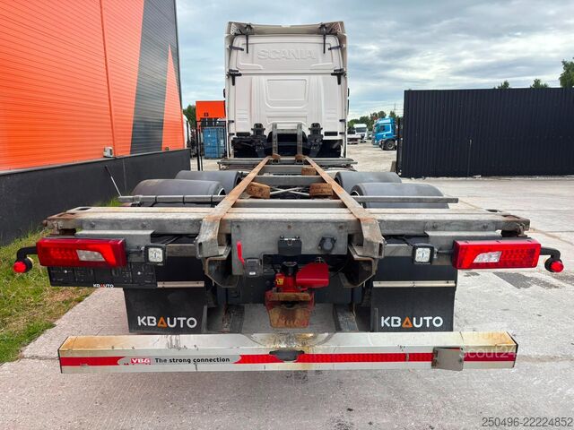 Transport av containrar Scania G 500 6x2 9 TON FRONT AXLE / RETARDER / DOUBLE ...