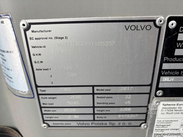 Градски автобус Volvo B5LHC 7900 4x2 33 SEATS / HYBRID / AC
