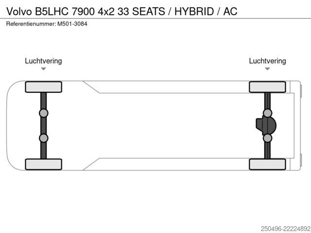 Градски автобус Volvo B5LHC 7900 4x2 33 SEATS / HYBRID / AC