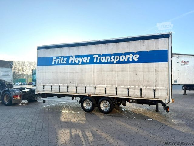 Åben trailer med presenning  Wiese 2-Achs Tandem Planen Anhänger