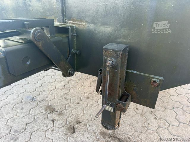 Åben trailer med presenning  Wiese 2-Achs Tandem Planen Anhänger