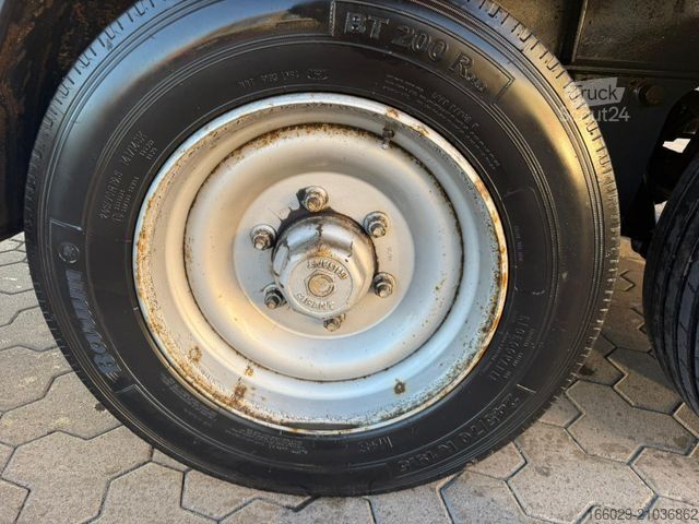 Åben trailer med presenning  Wiese 2-Achs Tandem Planen Anhänger