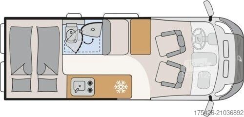 Camping-car DETHLEFFS Globetrail Active 600 DS *Dachisolierung*UBS