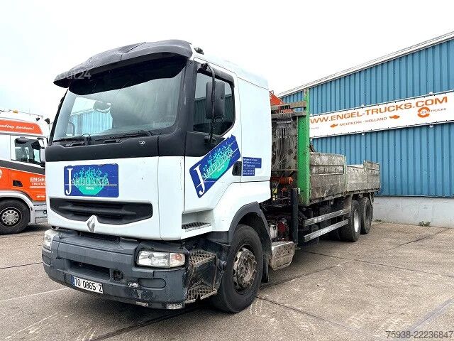 Самоскид з краном-маніпулятором Renault Premium 385 .26G 6x2 PALFINGER / KIPPER (MECHAN...