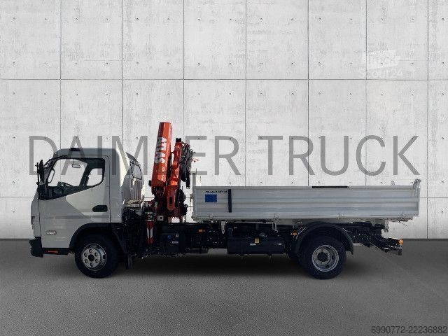 Tippbil FUSO Mitsubishi Canter 9C18 AMT Kran Kipper KlimaA