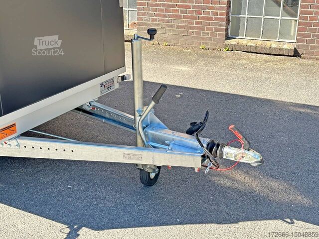 Box trailer Vezeko TK B 27.30 | BLACK | SEITENTÜR 305X152X193CM 2700KG KOFFERANHÄNGER