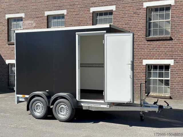 Box trailer Vezeko TK B 27.30 | BLACK | SEITENTÜR 305X152X193CM 2700KG KOFFERANHÄNGER