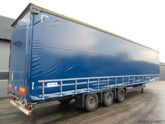 Open oplegger met zeil SCHMITZ CARGOBULL Mega verbreiterbar auskurbelbar NEUE PLANE