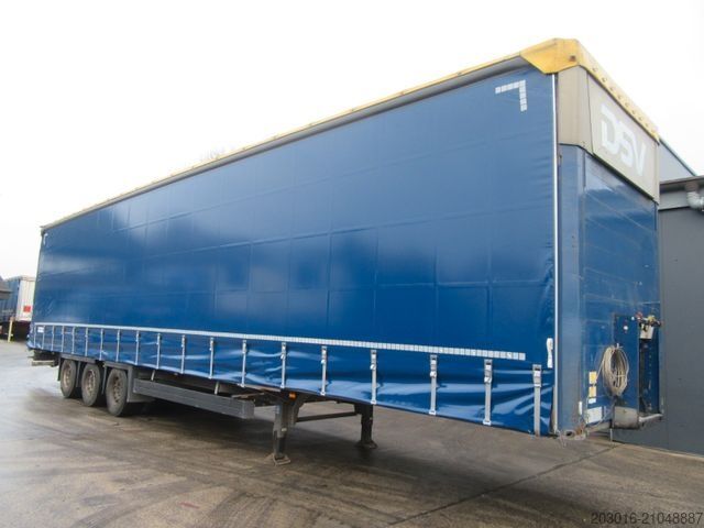 Open oplegger met zeil SCHMITZ CARGOBULL Mega verbreiterbar auskurbelbar NEUE PLANE