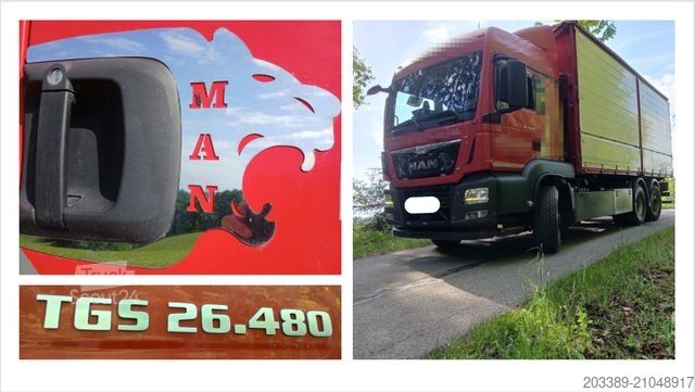 Camion benne MAN TGS26.480/HYDRODRIVE/KIPPER/LIFT-LENK/TÜV