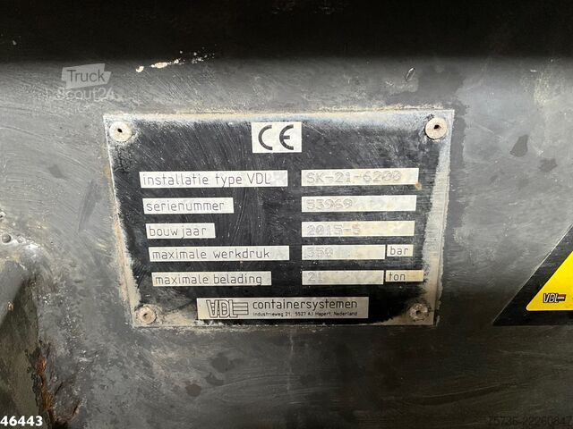 System med krokarm DAF FAS CF 400 Euro 6  VDL 21 Ton haakarmsysteem