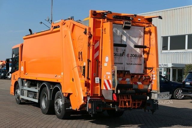 Garbage truck MERCEDES-BENZ 2633 L ECONIC, HN-Schörling, Zöller, gelenkt, AC