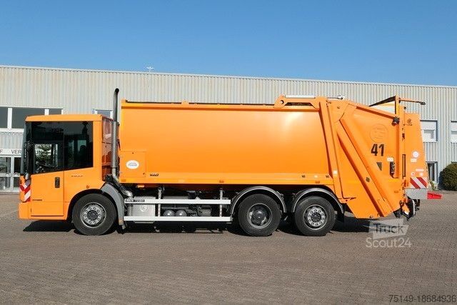 Garbage truck MERCEDES-BENZ 2633 L ECONIC, HN-Schörling, Zöller, gelenkt, AC