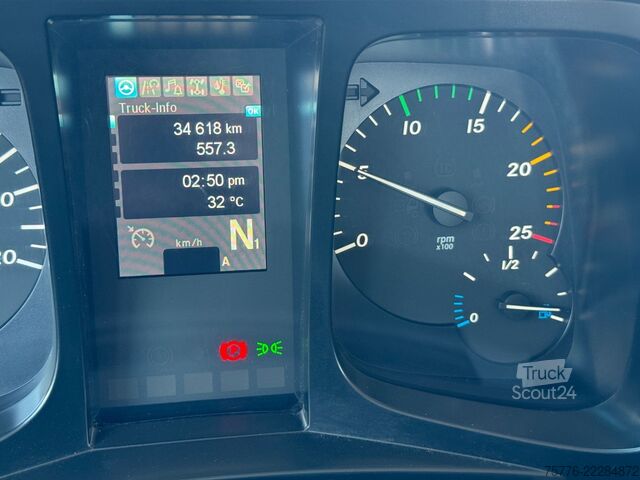 Camion basculante trilateral MERCEDES-BENZ 3343 Arocs 4 Allrad 6x6 MEILLER  Only 34.000 Km