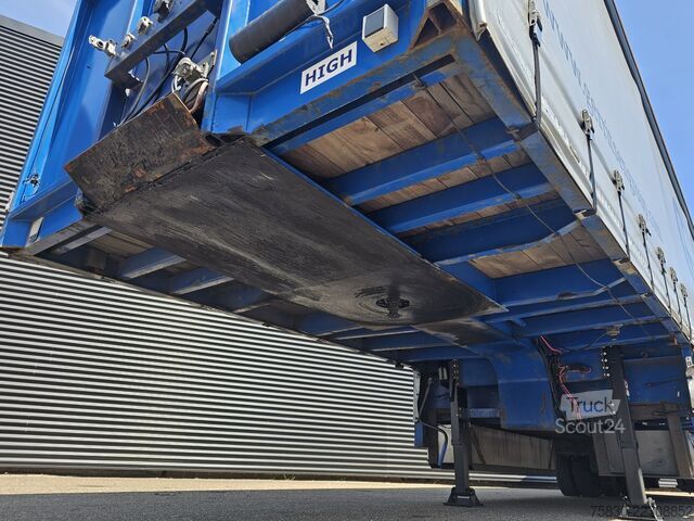 Alacsony rakodó lintrailers HYDRAULIC RAMP / FORK LIFT - MACHINE TRANSPORT