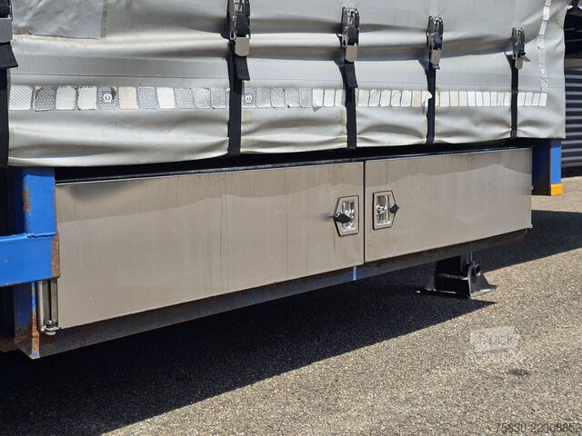 Alacsony rakodó lintrailers HYDRAULIC RAMP / FORK LIFT - MACHINE TRANSPORT