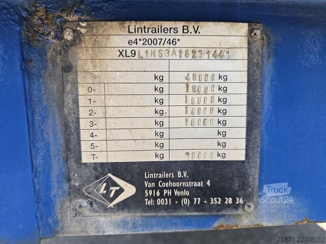 Alacsony rakodó lintrailers HYDRAULIC RAMP / FORK LIFT - MACHINE TRANSPORT