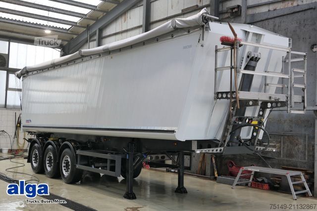 Tipper semitrailer SCHMITZ CARGOBULL SKI 24 SL 9.6, Alu, 50m³, Pendelklappe,Luft-Lift