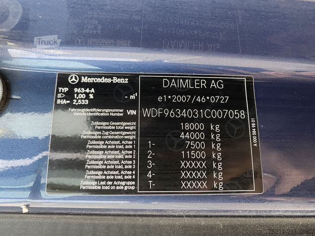 Tracteur routier standard MERCEDES-BENZ 1845 Actros | Kompressor & Hydraulik*Retarder*AC