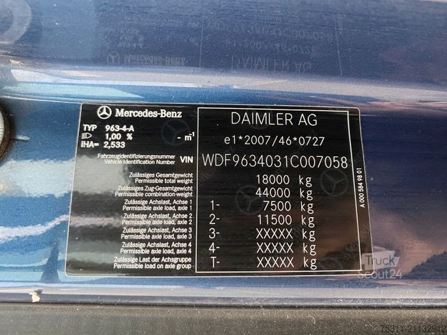 Tracteur routier standard MERCEDES-BENZ 1845 Actros | Kompressor & Hydraulik*Retarder*AC