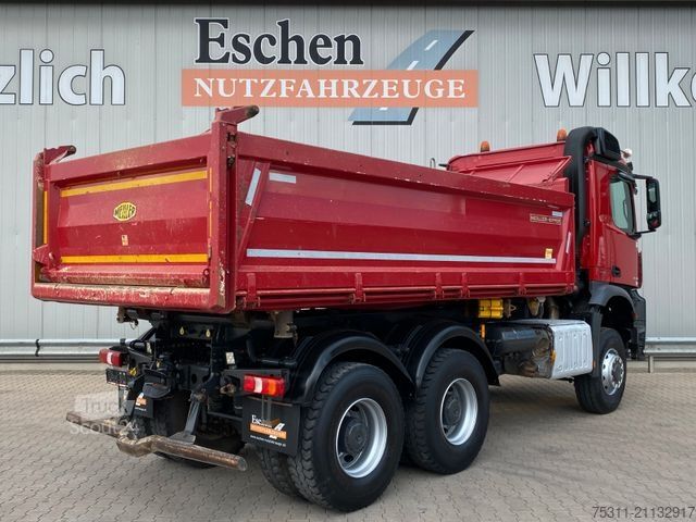 Camion-benne tricar MERCEDES-BENZ Arocs 3345 6x6 | MEILLER*Bordmatik*1.Hand*Blatt
