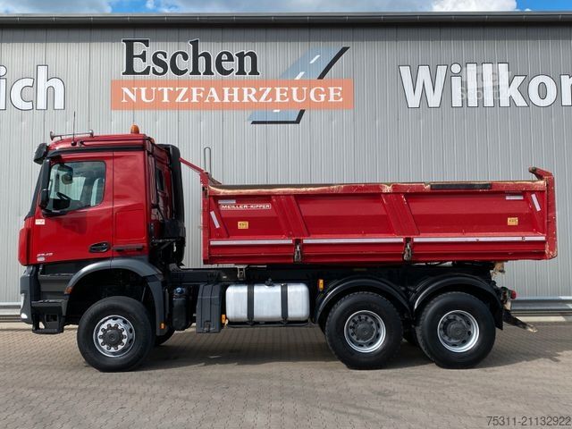 Camion benne MERCEDES-BENZ Arocs 3345 6x6 | MEILLER*Bordmatik*1.Hand*AHK*AC