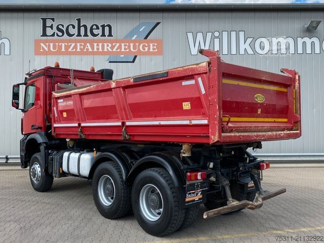 Camion benne MERCEDES-BENZ Arocs 3345 6x6 | MEILLER*Bordmatik*1.Hand*AHK*AC