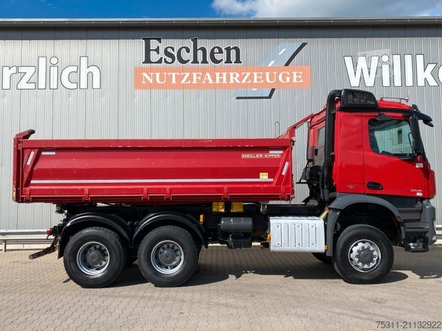 Camion benne MERCEDES-BENZ Arocs 3345 6x6 | MEILLER*Bordmatik*1.Hand*AHK*AC
