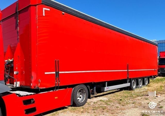 Open semitrailer with tarp SCHMITZ CARGOBULL SCS 24/L 13.62 Mega