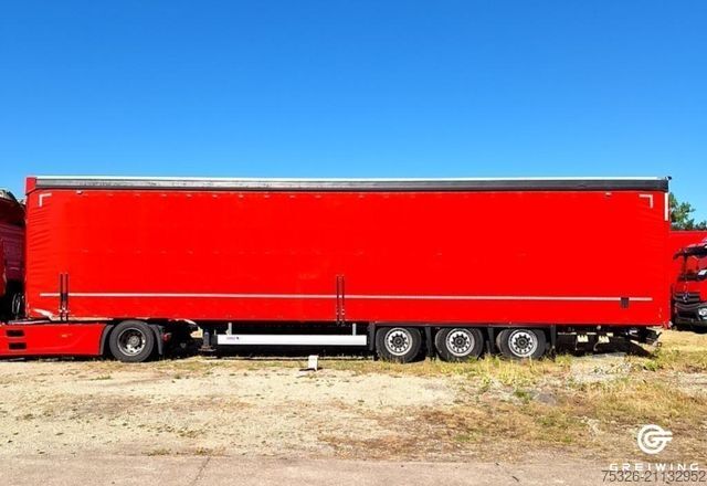Open semitrailer with tarp SCHMITZ CARGOBULL SCS 24/L 13.62 Mega